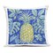 Stupell Industries Tropical Pineapple on Blue Outdoor Printed Pillow design by Paul Brent, 18 x 7 x 18